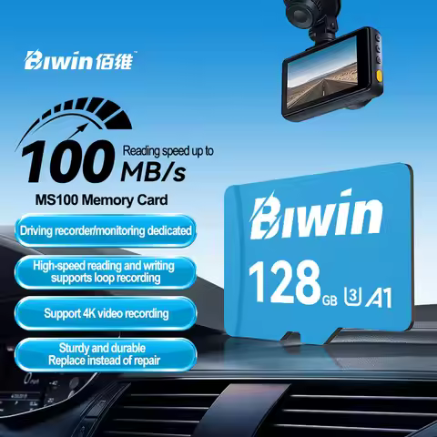 Biwin Memory Card MS100 32G 64G 128G 256G A1 Surveillance Camera Driving Recorder SD Card Suitable F