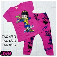 Baju Tidur Budak Alisya/ Alicia /Ejen Ali/ pyjamas budak /Kids Pyjamas