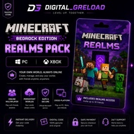 Minecraft Bedrock Edition Realms Pack  PC XBOX Games