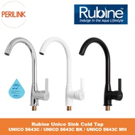 Rubine Unico Sink Cold Tap UNICO 5643C / UNICO 5643C BK / UNICO 5643C WH
