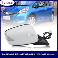 Hoping Outer Side Rearview  Mirror Assy For Honda Jazz Fit GE6 GE8 2009 2010 211 2012 2013 2014 With