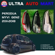 TAIL LAMP LED PERODUA MYVI GEN2 SE LAGI BEST ICON TAIL LAMP LIGHT BAR RUNNING LED RED ALBINO SMOKE