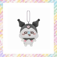Chiikawa × Sanrio Characters 聯名限定公仔 吊飾 匙扣 (飛鼠 萌萌卡 MoMo x Kuromi) 4589468458432- 平行進口貨品