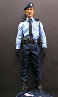 【自組品】1/6 香港警察 HKP 機動部隊 PTU 12吋action figure  任達華 華哥