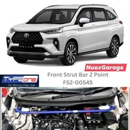 Alza Lama Alza Baru Toyota Veloz Front Strut Bar TypeOne