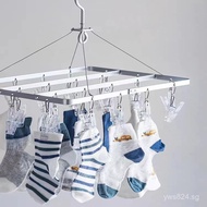 Socks Square Drying Rack Multi-Clip Japanese Style Clip Baby22Underwear Clothespin Drying Rack Alumi