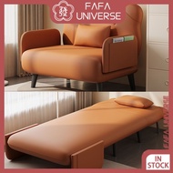 Simple Foldable Single Sofa Bed Latex Cushion Sofa Bed Noon Break Bed Anti-Scratching Cloth Sofa Straight Sofa