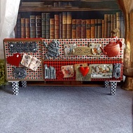 愛麗絲夢遊仙境 桌上收納盒、筆刷收納、化妝品收納盒、美妝盒