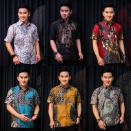 [RESTOCK]‼️KEMEJA BATIK LELAKI LENGAN PENDEK Batik Shirt Baju Batik Lelaki Size Malaysia Batik Indon