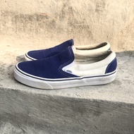 Vans slipon this is never that blue white second original resmi