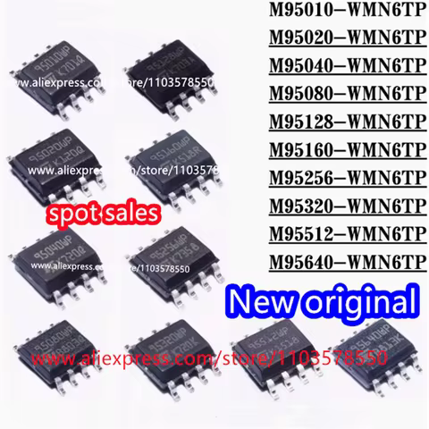 （40PCS） Serial EEPROM memory chip 95010 95020 95040 95080 95128 95160 95256 95320 95512 95640 SMT SO