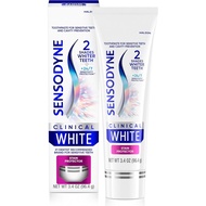 Sensodyne Clinical White Toothpaste Clinically Proven Whitening for Sensitive Teeth, Stain Protector