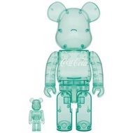 實體店預訂 &lt;日版&gt; 日本直送 Medicom Toy Bearbrick BE@RBRICK Coca-Cola GEORGIA GREEN  100% &amp; 400% 可口可樂 玻璃樽色 綠 2022年12月 ( 請先訊息確認預訂)