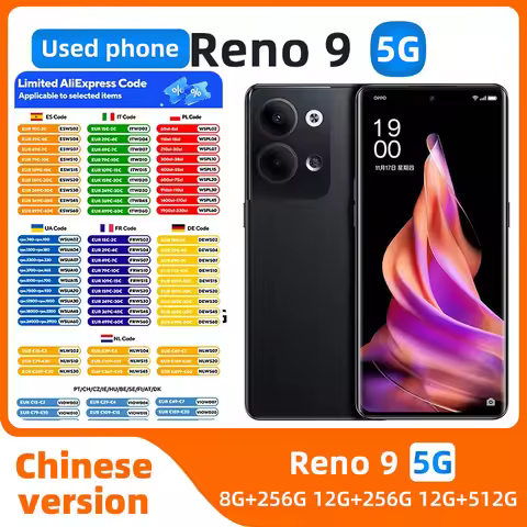 oppo Reno9 5G Android 6.7 inch 12GB RAM 256GB ROM Unlocked All Colours in Good Condition Original us