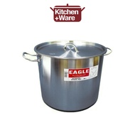 [12/ 16/ 20QT] Eagle Ware Japan Stainless Steel Pot/ Cooking Pot/ Extra thick base/ Suitable for all