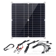 Single Crystal50W Solar Panel Dual USB Voltage Regulator Charging Board Car Battery Drainage12V Rech