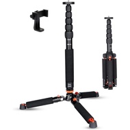 Koolehaoda Camera Aluminum Monopod with Metal Tripod Base.6 Sections 18-69inch Adjustable, Leg Diame