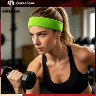BUR_ Running Headband Basketball Headband Sports Headband Quick Dry Sweat Absorbing Elastic Anti-sli