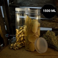 Cookie container / chip jar jar cylinder 1500gr natural