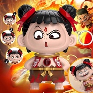 New Nezha Face Changing Toy Chinese Anime Nezha2 Hanging Toy Doll Figure