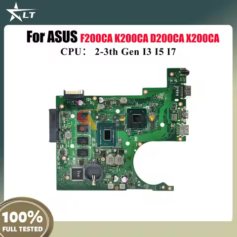 X200CA Laptop Motherboard For ASUS VivoBook K200CA X200C F200CA D200CA X200CA Notebook Mainboard Wit