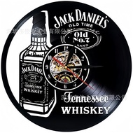 Jack Daniel's(Jack Daniel's) Old No.7Whiskey-themed wall clock，Wine bottle
