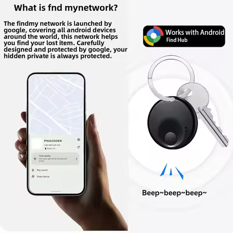 Mini Locator Tracker for Android Devices Tag Work With Google Find My App Key Finder Smart Tag for X