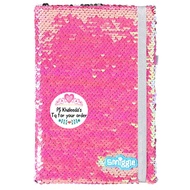 Smiggle Reversey Sequin Notebook - Pink