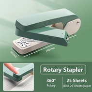 Use 24/6 Staples Stapler 360 Degree Rotary Effortless Long Stapler Metal Heavy Duty Heavy Duty Stapl