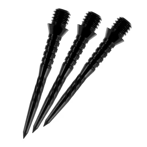 CyeeLife-Steel Dart Tips 3Packs Converter Points Adapter Points,Soft Tip Darts Accessories Black