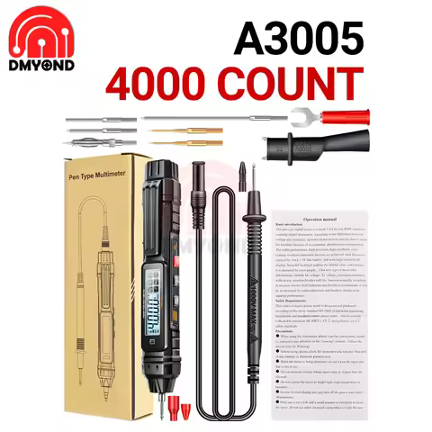 ANENG A3005 Digital Professional Multimeter Pen Testers AC/DC Voltage Meter Live Zero Line Detector 