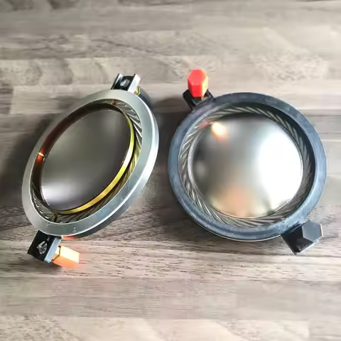 2pcs MMD610 Replacement Diaphragm for B&C DE610 DE600 DE620 Driver Speaker Horn Repair 8 ohm Pure Al