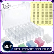 [werner]152Pcs Cross Stitch Accessories Including Embroidery Thread Bobbins Cross Stitch Organizer Box and Floss Number Sticker