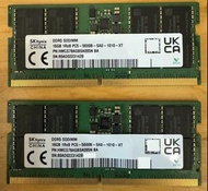 SK hynix DDR5 SODIMM 16GB 5600 Mhz RAM (1條)