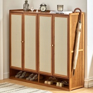 Shoe Cabinet Simple Bamboo Dustproof Breathable Shoe Rack Home Shoe Rack Clothes Storage Shelf