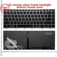 New English Keyboard for HP EliteBook 840 G5 846 G5 745 G5 Black US L14378-001 L11307-001 Laptop Key