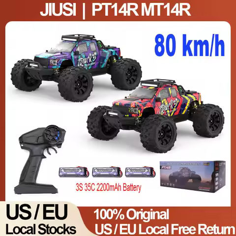 JIUSI PT14R MT14R 1/14 4WD RC Car 80km/h Brushless 2.4G Remote Control Racing Car High Speed Off-roa