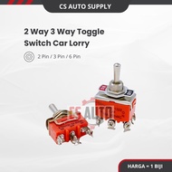 2-Way 3 Way Toggle Switch Power Switch 2pin 3pin 6pin 15A for Car Lorry Truck Machine Fishing Boat C