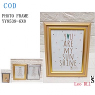 6X8 INCHES PHOTO FRAME WOODEN ACETATE PLASTIC COVER 15cmx20cm (YY8539-6X8)