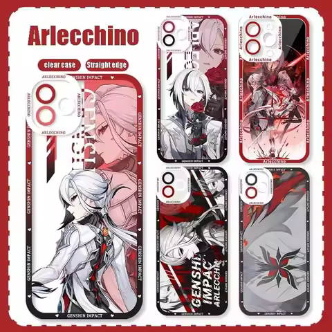 Arlecchino Phone Case For Huawei Honor X7B X8B X9B X9A 90 Lite Nova 9SE 7SE 3i 5T P30 Pro Soft Clear