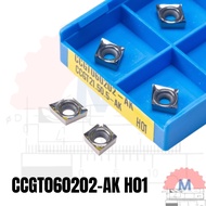 CCGT 06 02 AK H01 aluminum lathe chisel insert CCGT06