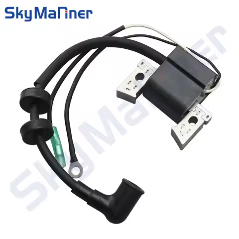 Ignition Coil 6BX-85571 6BX-85571-00 For Yamaha Outboard F4L F4B F4S F5A F6L F6S F6C F6 4 Stroke Mar