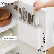 [Vsenkes] Kitchen Knife Holder with Slots Removable Knife Block Storage Stand Organizer for Knives a