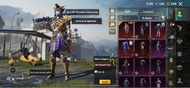 絕版 PUBG Mobile 帳號 滿星 法老王 套裝