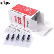 STIGMA 50PCS RL/RS/RM #10（0.3mm）#12（0.35mm）Tattoo Cartridge Round Liner Disposable For Tattoo Machin