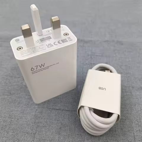 Xiaomi 67W UK Turbo Charger Fast Charging USB Adapter Standard Charge Head For Mi 14 13 12 11 Ultra 