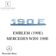 "190E" EMBLEM MERCEDES W201 190E BOOT EMBLEM -TAIWAN
