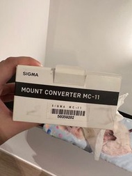 Sigma Mount converter MC-11  Canon EF-E 連盒