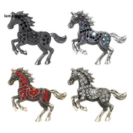 [LMAA]  1/2/3/4Pcs Dimensions and specifications: This horse brooch measures approximately 48mm high