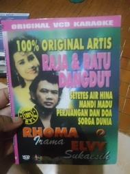 VCD KARAOKE ORIGINAL RAJA DAN RATU DANGDUT RHOMA IRAMA, ELVY SUKAESIH